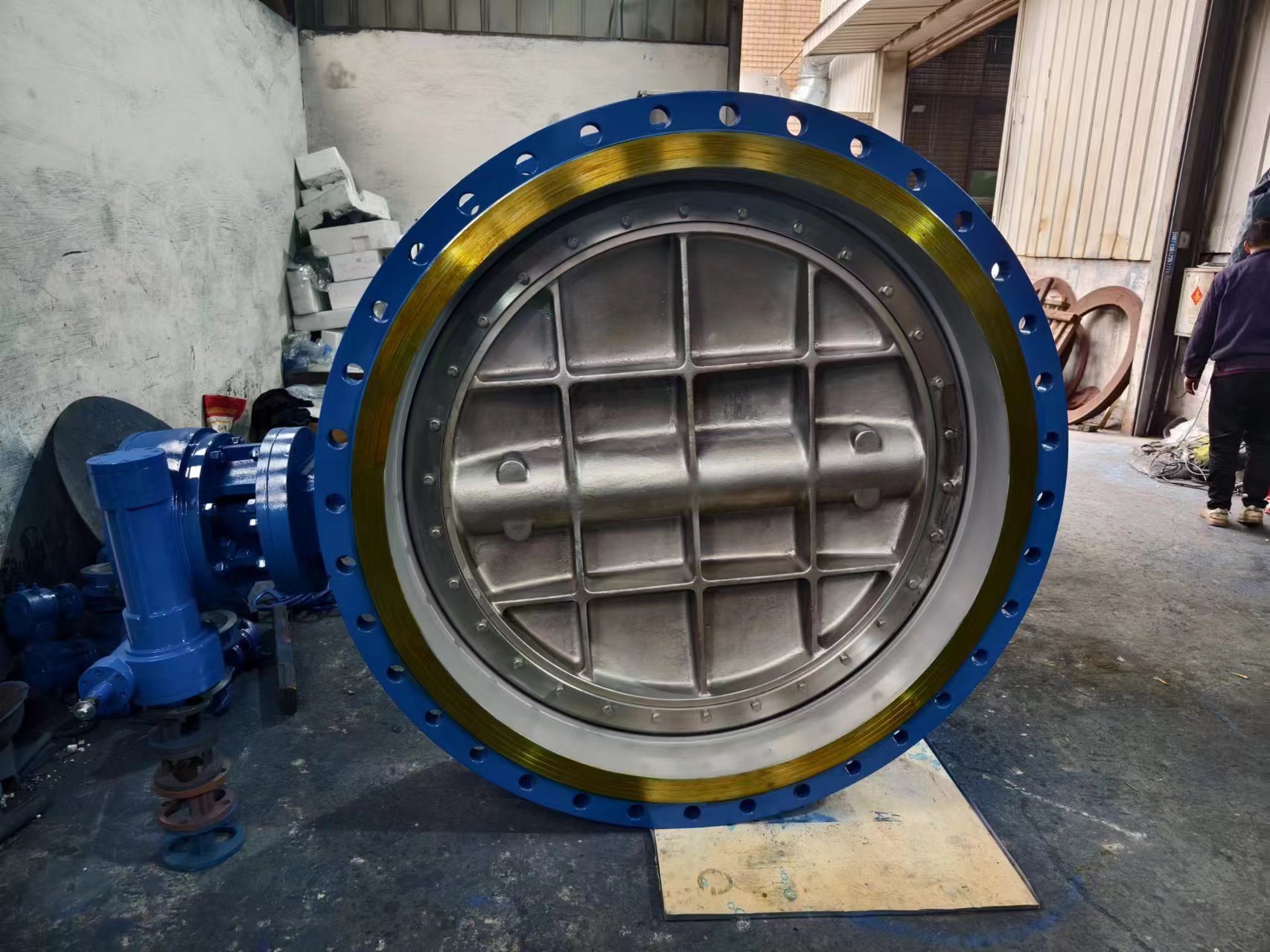 triple eccentric metal seated butterfly valve