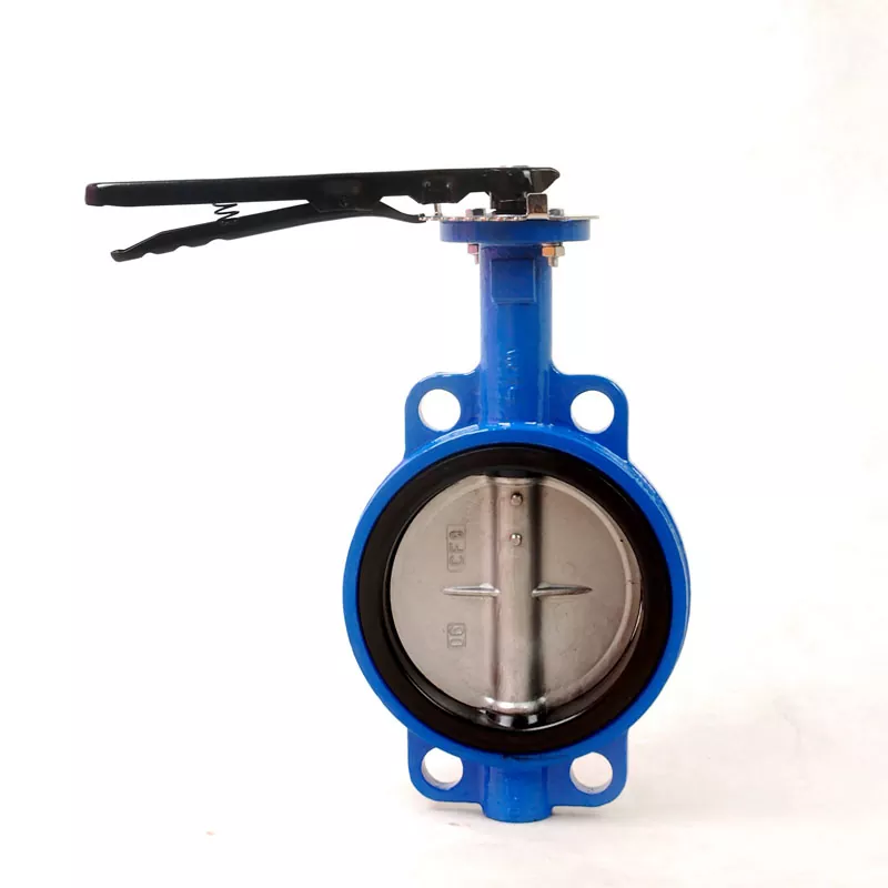 Ductile Iron Wafer butterfly valve with Handle