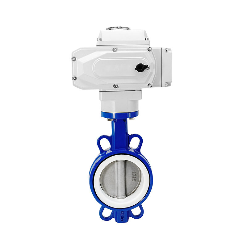 Wafer Butterfly Valve with Electric Actuator