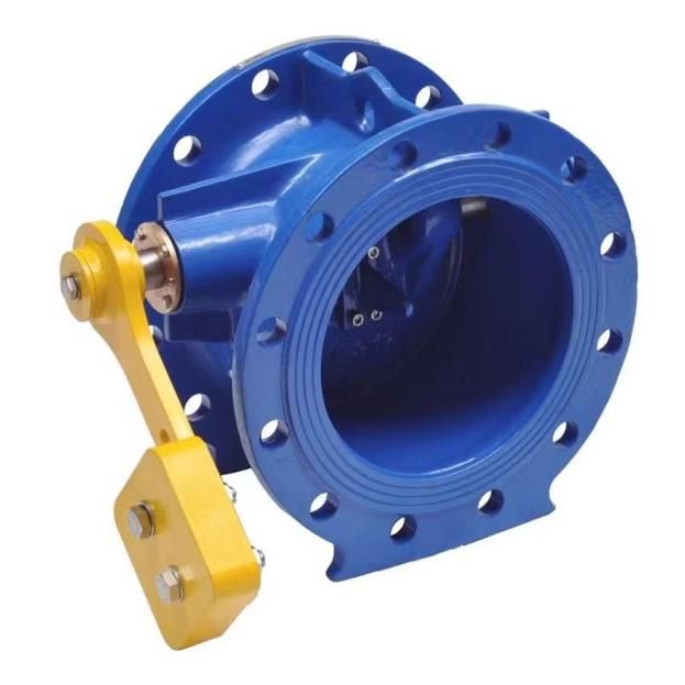 Tilting Butterfly Type Check Valve Without Hydraulic